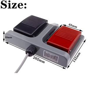 Большой двухкнопочный ножной переключатель MDFS-67, длина кабеля 2 метра, с USB-интерфейсом, с самовосстанавливающимся кабелем 10А/220В переменного тока - Product Image 6