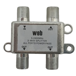 Répartiteur 3 voies 5-2300 MHz AL1-03, diviseur de signal coaxial pour antenne TV - Product Image 2