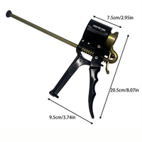 Pistola de calafateo de aleación de aluminio, dispensador de silicona y adhesivo estructural, herramienta de sellado que ahorra esfuerzo