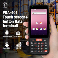 Lecteur de codes à barres Android à écran tactile de 4 pouces Lecteur RFID NFC portable 4G LTE Terminal de données portable sans fil pour stock