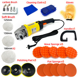 Electric Car Polisher 6In 1200W Ac 120-240V For Auto <b>Polishing</b> And <b>Waxing</b> - Product Image 2