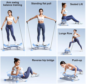 CZFIT Nouveau Appareil <span class=keywords><strong>de</strong></span> Step Indoor avec <span class=keywords><strong>Cadre</strong></span> en Acier, Elliptique Domestique pour Femmes, Entraîneur du Plancher Pelvien, Simulateur <span class=keywords><strong>de</strong></span> Ski, Steppers - Product Image 6