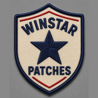 Patchs brodés de luxe de créateur avec logo, appliques en tissu personnalisées, broderie à coudre ou thermocollante, en gros pour casquettes de camionneur et vêtements