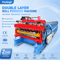 Nouvelle machine de formage à froid pour toiture à double couche, machine à fabriquer des tuiles vernissées, machine 2 en 1