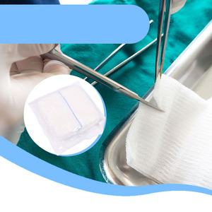 Y tế phẫu thuật nén miếng bọt biển dùng một lần thấm phẫu thuật màu xanh dòng X-Ray phát hiện gạc tăm bông - Product Image 6