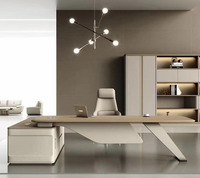 Mobilier de bureau pour le travail en usine Table d'appoint personnelle Bureau de direction pour la maison Table administrative de luxe de qualité pour la maison