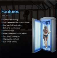 Ventes chaudes, machine de bronzage solaire de haute puissance, série F10, verticale, solarium