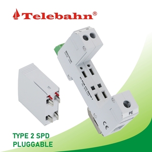 Telebahn Duy Nhất Giai Đoạn 220V 230V 240V 20ka-40ka Spd T2 AC Bảo <span class=keywords><strong>V</strong></span>ệ Tăng Thiết Bị Bảo <span class=keywords><strong>V</strong></span>ệ Tăng Bán Buôn - Product Image 3