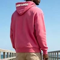 Hoodie Polos Heavyweight Fleece Oversized Custom Print Unisex hoodie katun tebal Puff Printing Foam Printing