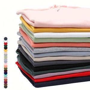Sweat-shirt à capuche surdimensionné en coton pour homme, style hip-hop, avec fermeture éclair, poids lourd, pour l'automne, offre ODM - Product Image 6