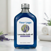 Minyak Mandi Lavender yang Menenangkan, Melembapkan, Ringan, Cepat Menyerap, Cocok untuk Kulit Normal, Melembapkan Sehari-hari