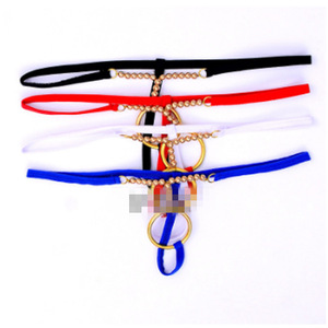 Ropa Interior Sexy para Hombre con Anillo en la Entrepierna, Cuentas y Anillo Dorado, Lencería Fina de Poliéster para Estimulación Adulta, Día de San Valentín - Product Image 5