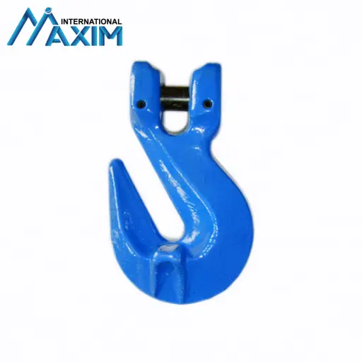 G80 Chất lượng cao gian lận thả giả mạo hợp kim thép chuỗi rút ngắn nâng clevis lấy móc với cánh