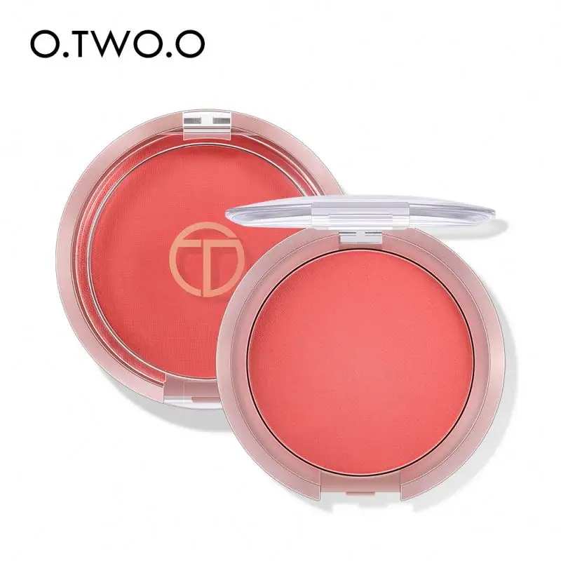 O.TWO.O Factory Wholesale Soft Texture Blusher 6 Colors Waterproof Smooth Fashion Powder Blush Makeup