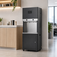 Fontaine à eau potable commerciale en acier inoxydable à 2 robinets, 400G 600G 800G 1200G, pour usine et école