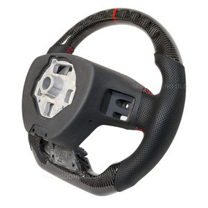 Volant en Fiber de carbone véritable <span class=keywords><strong>prix</strong></span> usine avec ligne <span class=keywords><strong>rouge</strong></span> pour <span class=keywords><strong>Chevrolet</strong></span> <span class=keywords><strong>Camaro</strong></span> 2016-2018 kit carrosserie accessoire intérieur - Product Image 5