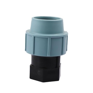 Connexion rapide 63 raccords de tuyauterie d'eau d'irrigation HDPE PN16 raccords PE <span class=keywords><strong>à</strong></span> Compression en plastique PP pour systèmes d'irrigation <span class=keywords><strong>goutte</strong></span> <span class=keywords><strong>à</strong></span> <span class=keywords><strong>goutte</strong></span> - Product Image 1