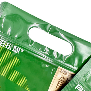 16oz Custom Food Grade Gravure Printed Moisture Proof Clear Plastic Stand up Pouches with Zipper Top for Food Snacks - Product Image 5