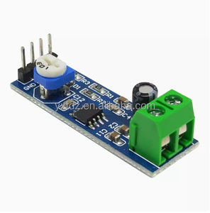 Módulo Amplificador de Potencia de Audio TOPCUS LM386, Placa Amplificadora con Ganancia de 200 Veces, Amplificador de Potencia Mono, Entrada de 5V-12V - Product Image 4