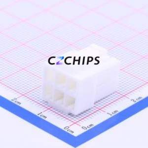 SLP-06V Housing (Wire-to-Board / Wire-to-Wire) P=3.96mm Connector 2x3P 3.96mm 2 3 - Product Image 1