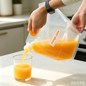 Bulk Supply 2.5L Clear Spout Pouch For Custom Printing Beverage Liquid Storage - Product Image 1