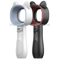 Ventilateur portable électrique USB sans pales rechargeable pour voiture, trois vitesses, avec refroidissement et support personnalisé