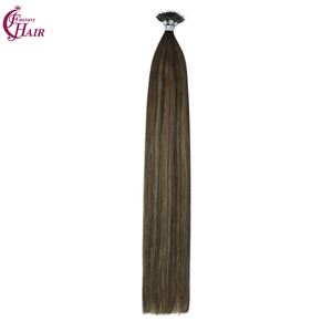 FH # Extensions de cheveux humains Nano Tip DU Highlight 22 pouces 100g Cuticule Mirco Beads Nano Rings Remy Cheveux humains en stock - Product Image 1