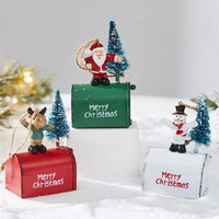 Décorations de sapin de Noël 2025, accessoires suspendus, art en fer, Père Noël volant, ornements de Noël en résine et en métal pour la maison, cadeaux de Noël