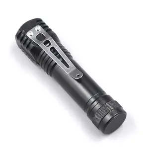 Портативный XP-G3 алюминиевый сплав светодиодный магнит мини USB факел 3-режимный карманный зажим для наружного кемпинга и фонарика