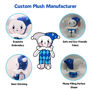 친환경 맞춤형 디자인 봉제 장난감 개인화 된 결혼 선물 봉제 제조 업체 개인화 된 봉제 장난감 Oem 봉제 인형 - Product Image 2