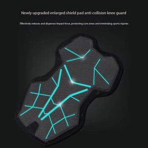 Protection des genoux en polyester rembourrée épaisse pour hommes, antidérapante en silicone, pour le cyclisme, le basketball et les sports de plein air - Product Image 5