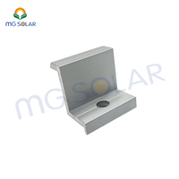 Pince d'extrémité solaire en aluminium Support de montage PV pour panneau solaire Clips en Z pour le montage de panneaux solaires F30 ~ 50