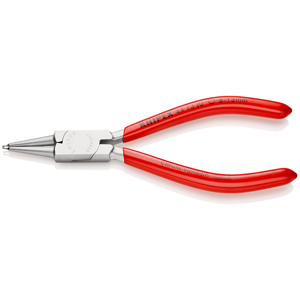 KNIPEX 44 13 J0 Alicates para circlips internos con orificios recubiertos de resina sintética cromada 140 - Product Image 1