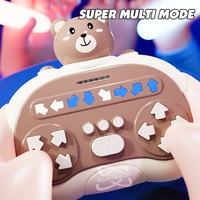 Samtoycn Quick Push Game Rhythm Master Console de Jeu Portable, Jouet de Danse Directionnelle pour l'Autisme, Jouets Pop It Fidget pour Enfants