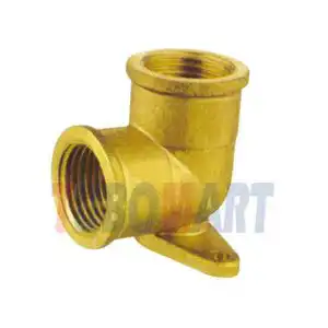 Ce Certificate Factory Made General Brass Pipe Fittings Wall-Plated Brass Elbow