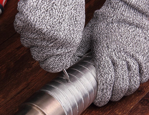 Gants de sécurité tricotés HPPE de niveau 3/5 résistants aux coupures haute performance - Product Image 5