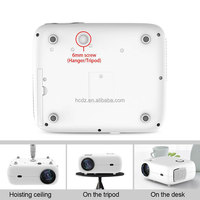 Nouveau projecteur portable de taille micro 1080p Full HD pour usage professionnel et éducatif, lampe LED 3100 lumens, prise en charge 4K intégrée