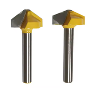 Vente chaude Cnc Machine Routeur Outil ACP Outils De Coupe V Bit ACP Panneau v Rainurage Routeur Bit pour Panneau Composite Alucobon