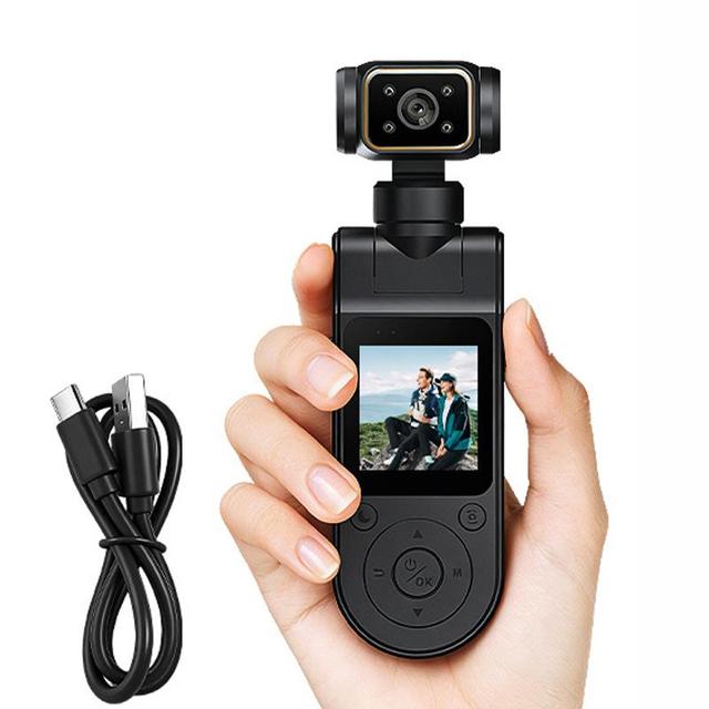 Portable X20 HD Body Camera 1080P 2K Video Recording Action Camera Infrared Night Vision 180° Rotatable Lens