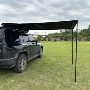 2m * 3m <span class=keywords><strong>Auvent</strong></span> latéral pliable sur le toit pour SUV <span class=keywords><strong>Auvent</strong></span> de toit rétractable pour voiture Camping pour 4WD Caravan Tent Catégorie Produit - Product Image 1