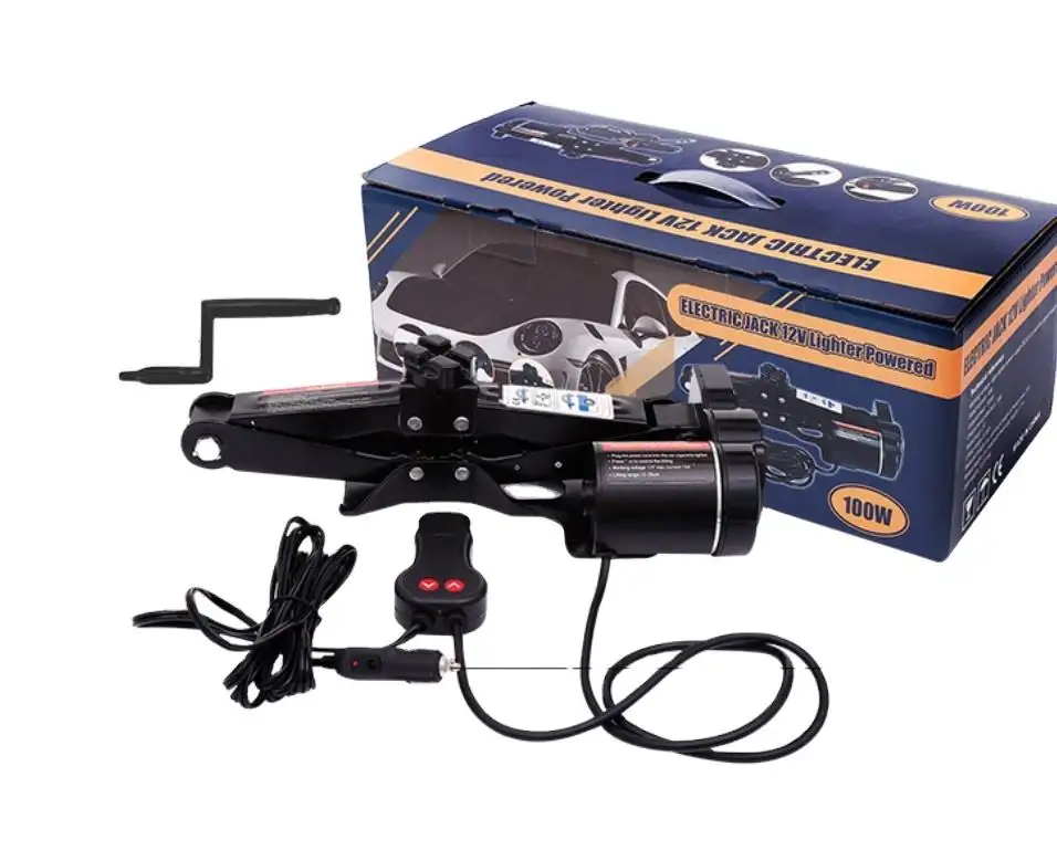 HF-EJ09 best seller car electric jack DC12V 2T car scissor jack vehicle tools emergency tool kit motor lifting car jack kit