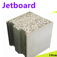 Panel Dinding Semen EPS Ringan Tahan Api FOB South China, Blok Beton Inti Busa untuk Rumah Tinggal dan Komersial