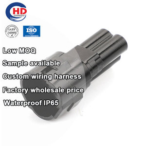 Conector de Cableado Automotriz Sellado para Motocicleta Haidie 6187-3231 o 6180-3241, 3 Pines, MT090, TPS - TRE - Product Image 1