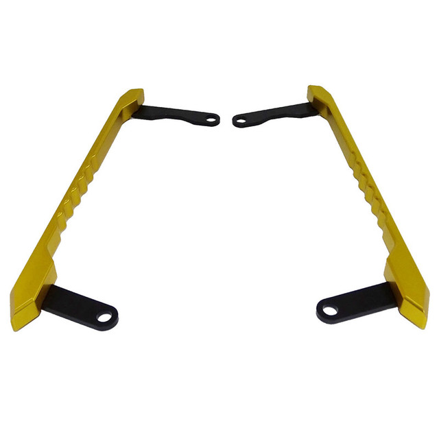 Heinmo For YAMA' Rear Grab Bars Pillion Passenger Seat Pillion Hand Bar Grab Rail Handle MT-07 MT07 FZ-07 2014 2015-17 Passenger Seat Handguards(Titanium), Grab Bars - Canada - View #2