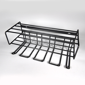 Étagère à outils flottante réglable-Panneau de grille modulaire mural pour une organisation d'outils personnalisable dans le <span class=keywords><strong>garage</strong></span> - Product Image 6