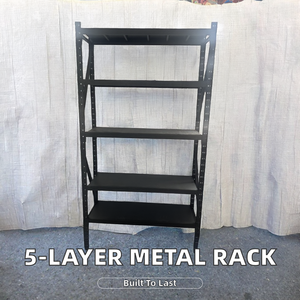 Стеллаж легкой нагрузки с 5-слойным безболтовым автоматическим системой хранения из холоднокатаной стали с защитой от скольжения, коррозии и ЭСР - Product Image 2