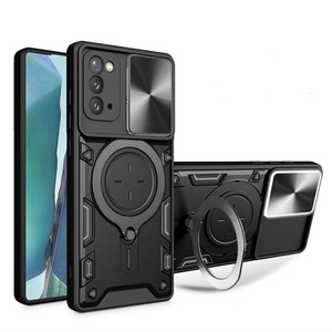 ONEPLUS 10T 5G et ONEPLUS 12 5G Compatible Case Slide Camera Lens Cover avec intégré Finger Ring Stable Holder Kickstand - Product Image 4