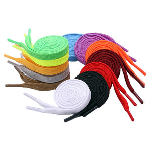 Yrunfeety-cordones para zapatos YoYo, cordones coloridos de 8MM, cordones planos para zapatillas <span class=keywords><strong>Yeezy</strong></span> <span class=keywords><strong>Boost</strong></span>, 30 colores - Product Image 1