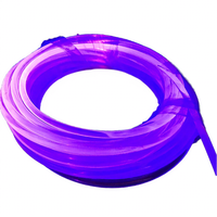 Fibre optique LED linéaire flexible PMMA Star à éclairage latéral avec diamètre de 1,0 mm
