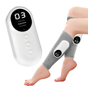 0728 <b>Foot</b> and Leg <b>Massager</b> for <b>Circulation</b> Pain Relief, 2025 Rechargeable Heated Calf with Wireless Air Compression - Product Image 1